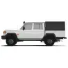 Hardtop Explorer noir lisse Toyota Land Cruiser 79 double cabine 1999+ Alu-Cab